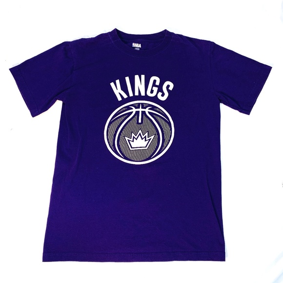 NBA Sacramento Kings Mens Purple T-Shirt Size M - Picture 1 of 6
